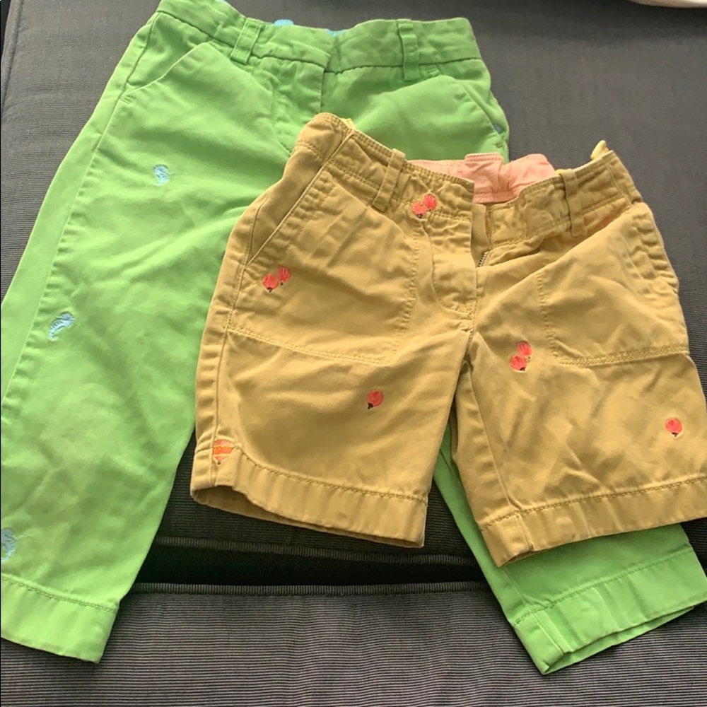 Crewcuts. One pair of shorts & 1 pair long pants